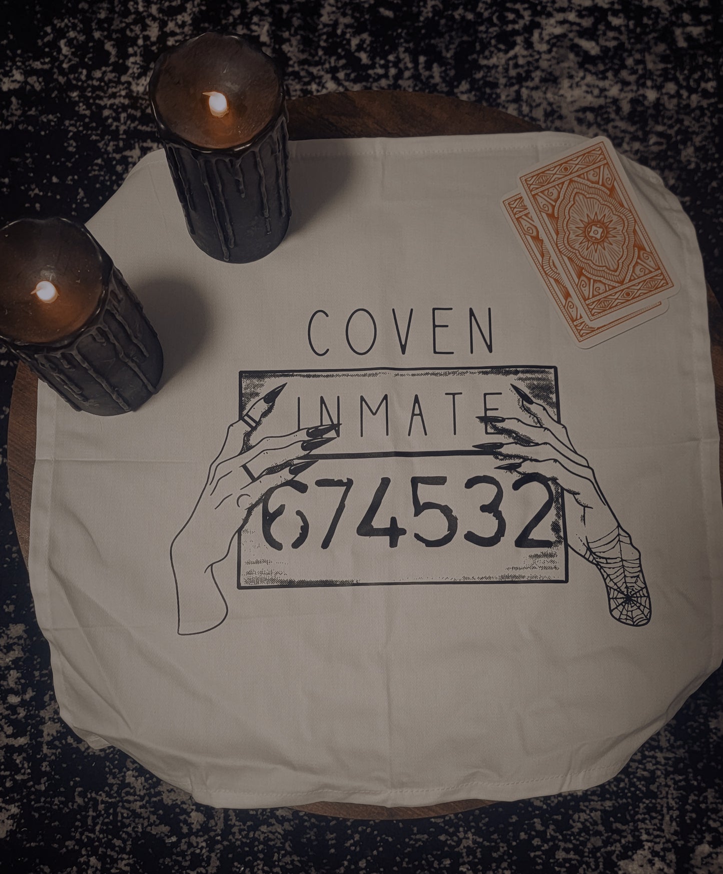 Coven Inmate Altar Cloth