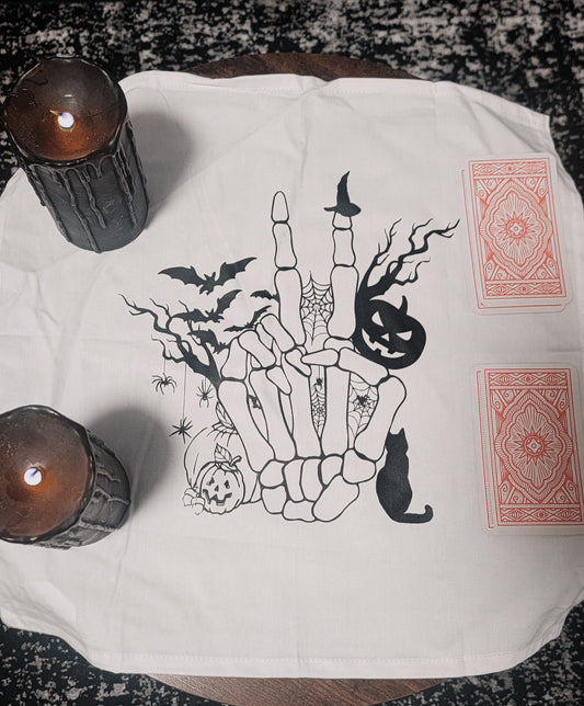 Spooky Skeleton Hand Altar Cloth