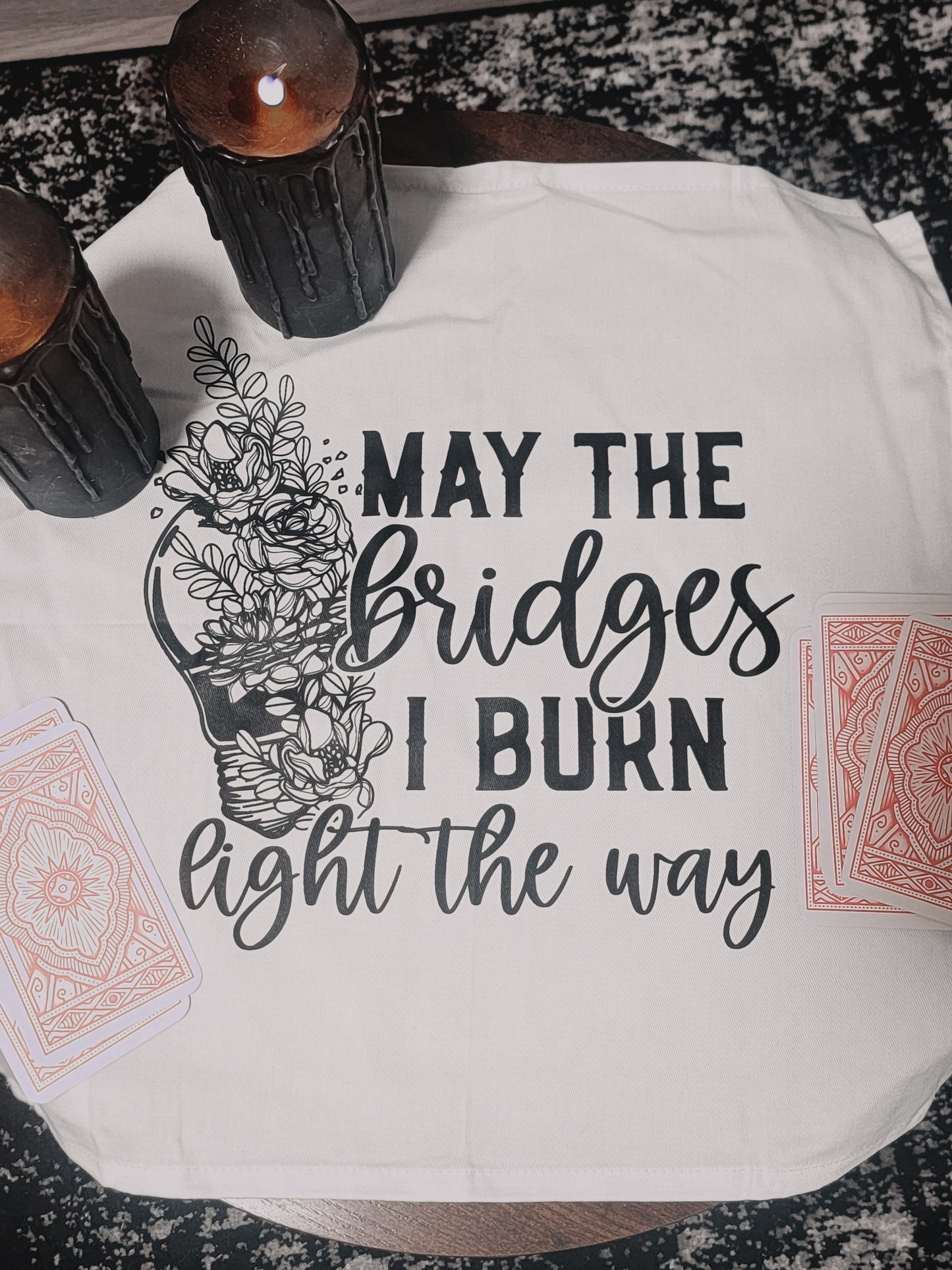 Burn Bridges Altar Cloth
