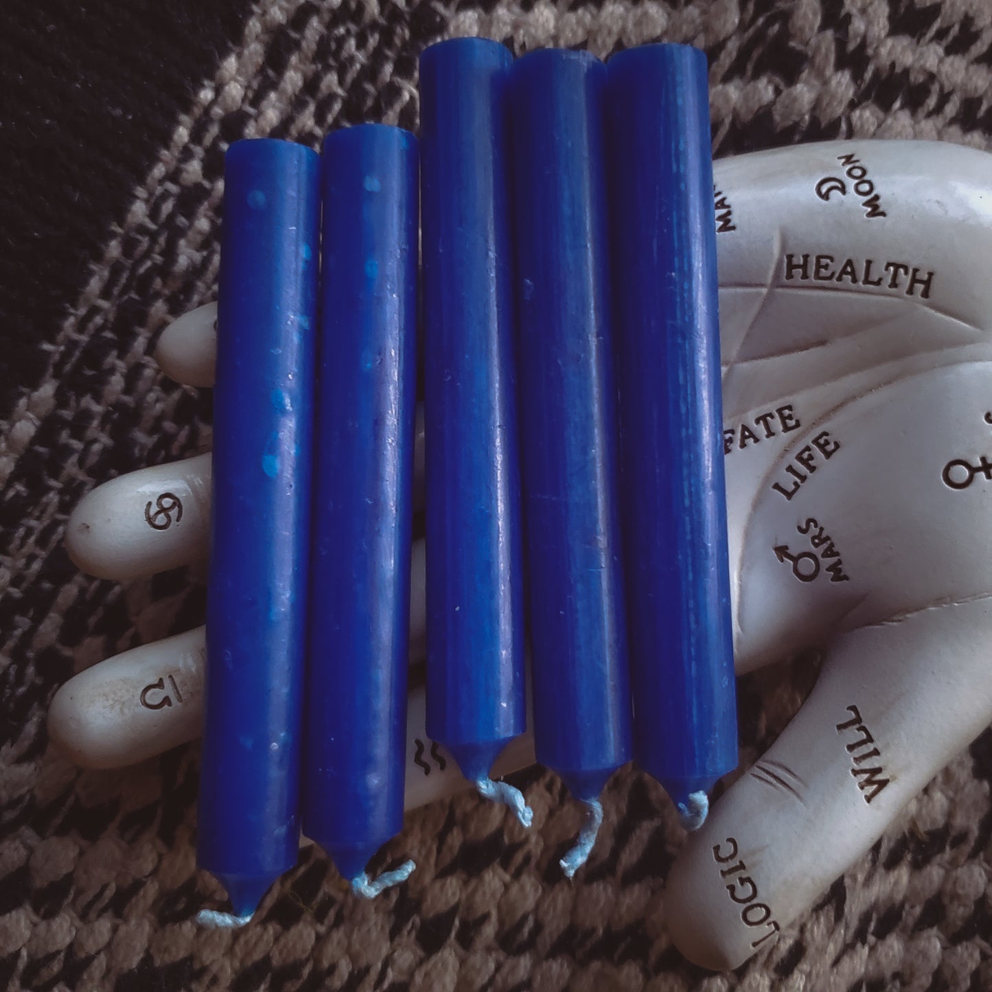 Dark Blue Chime Candles