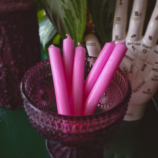 Pink Chime Candles