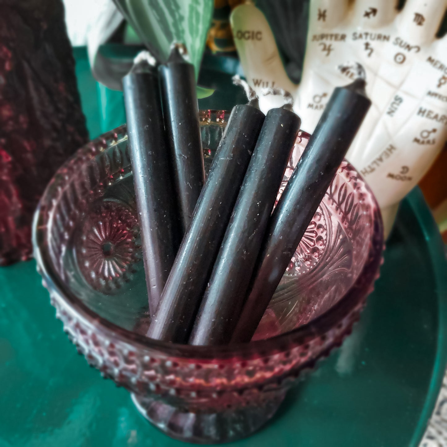 Black Chime Candles