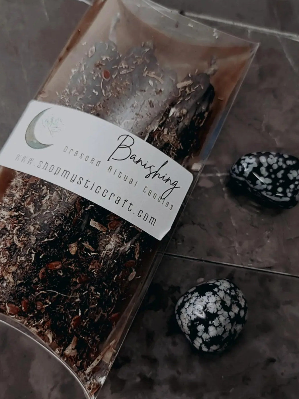 Banishing Dressed Ritual Candles