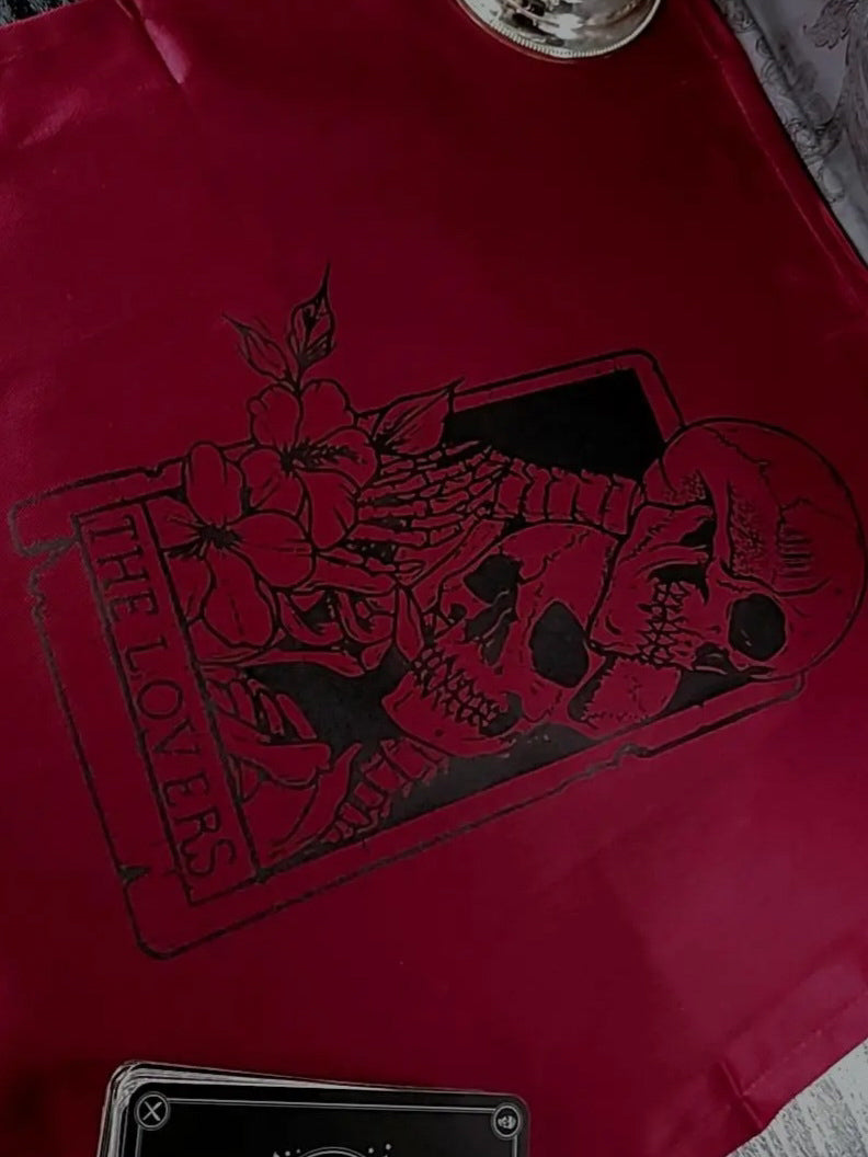 The Lovers Tarot Altar Cloth