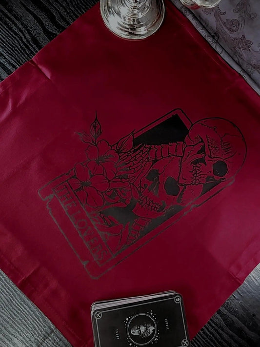 The Lovers Tarot Altar Cloth