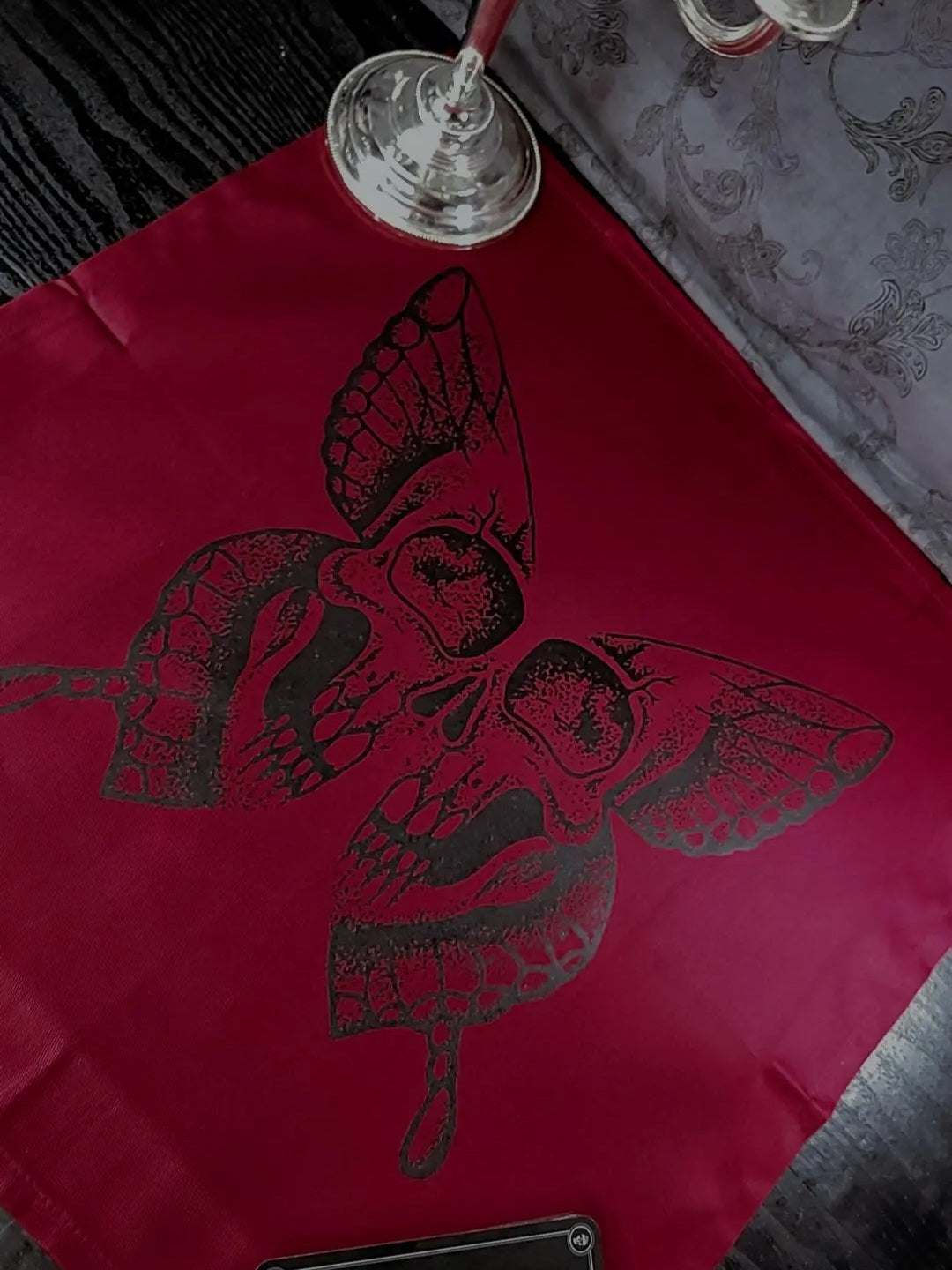 Butterfly Skeleton Altar Cloth