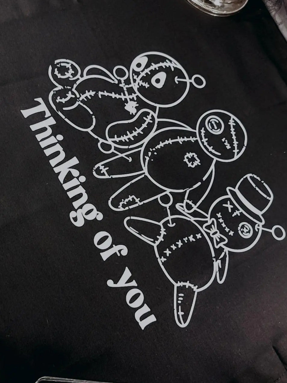 Thinking Of You Voodoo Dolls Altar Cloth