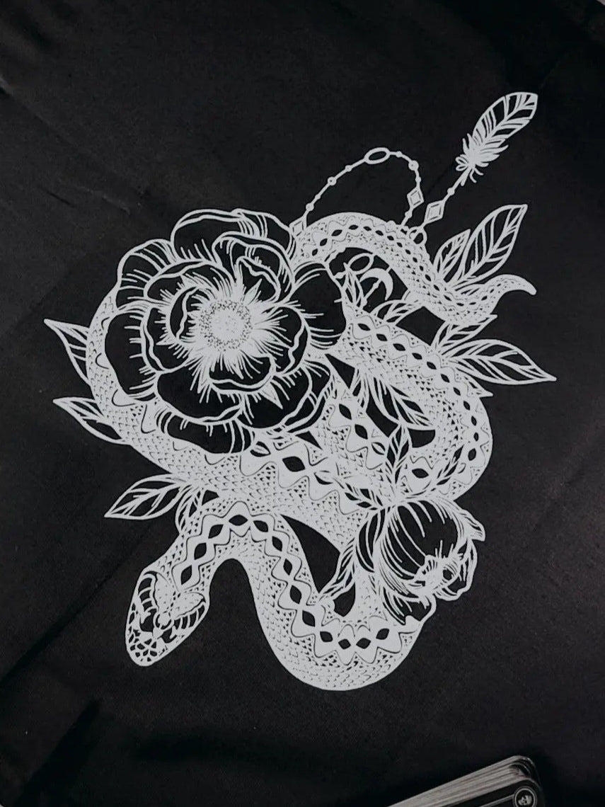 Boho Snake Altar Cloth