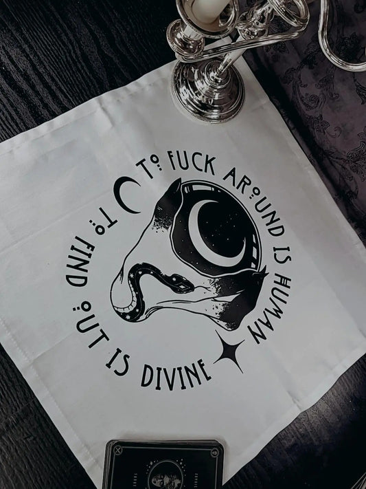 To Find Out Is Divine Altar Cloth