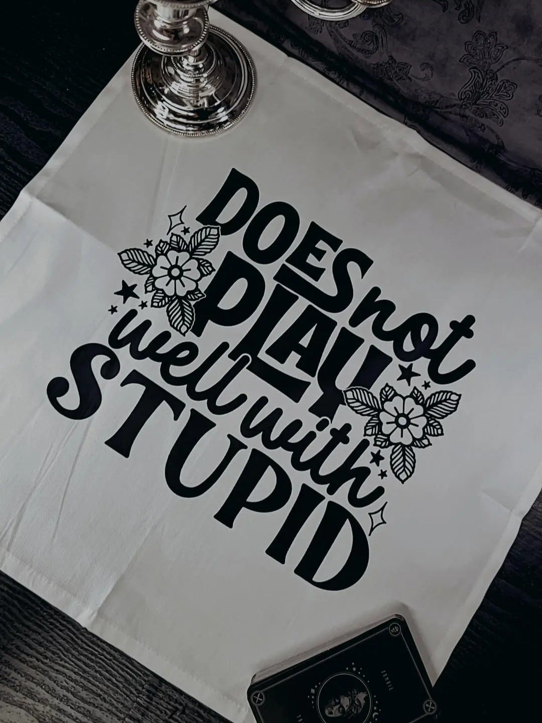 Does Not Play Well With Stupid Altar Cloth