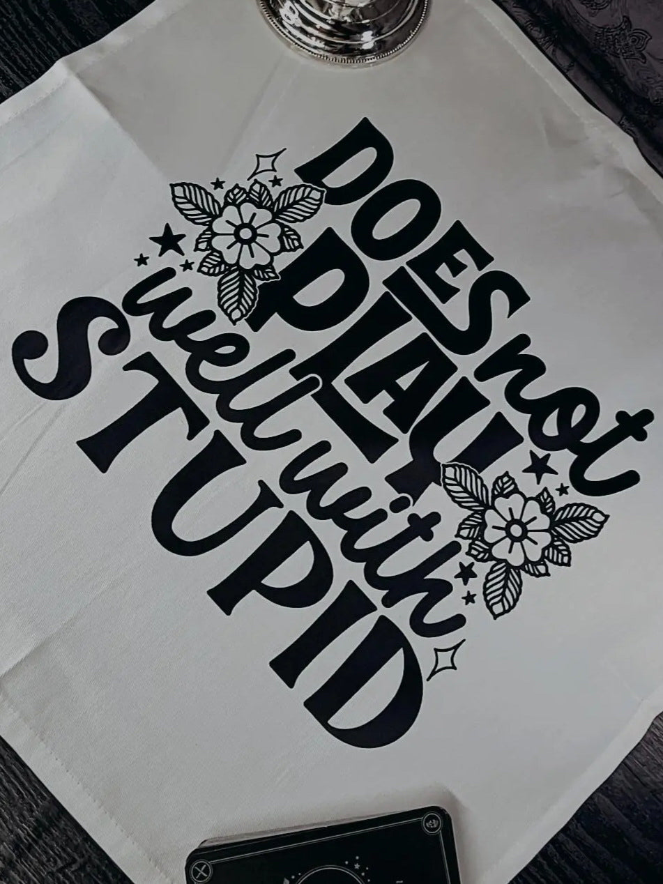 Does Not Play Well With Stupid Altar Cloth