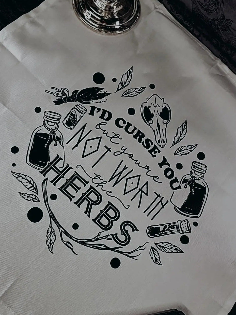 Not Worth The Herbs Altar Cloth