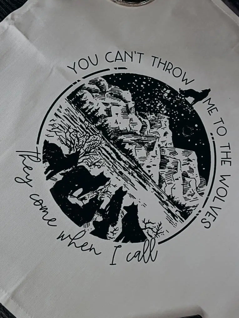 You Can't Throw Me To The Wolves Altar Cloth