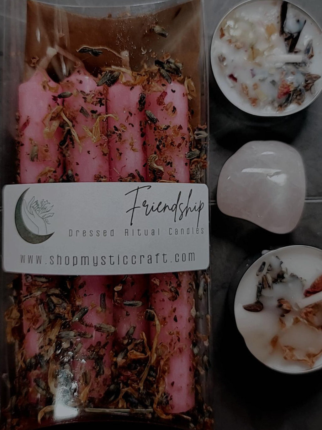 Friendship Dressed Ritual Candles