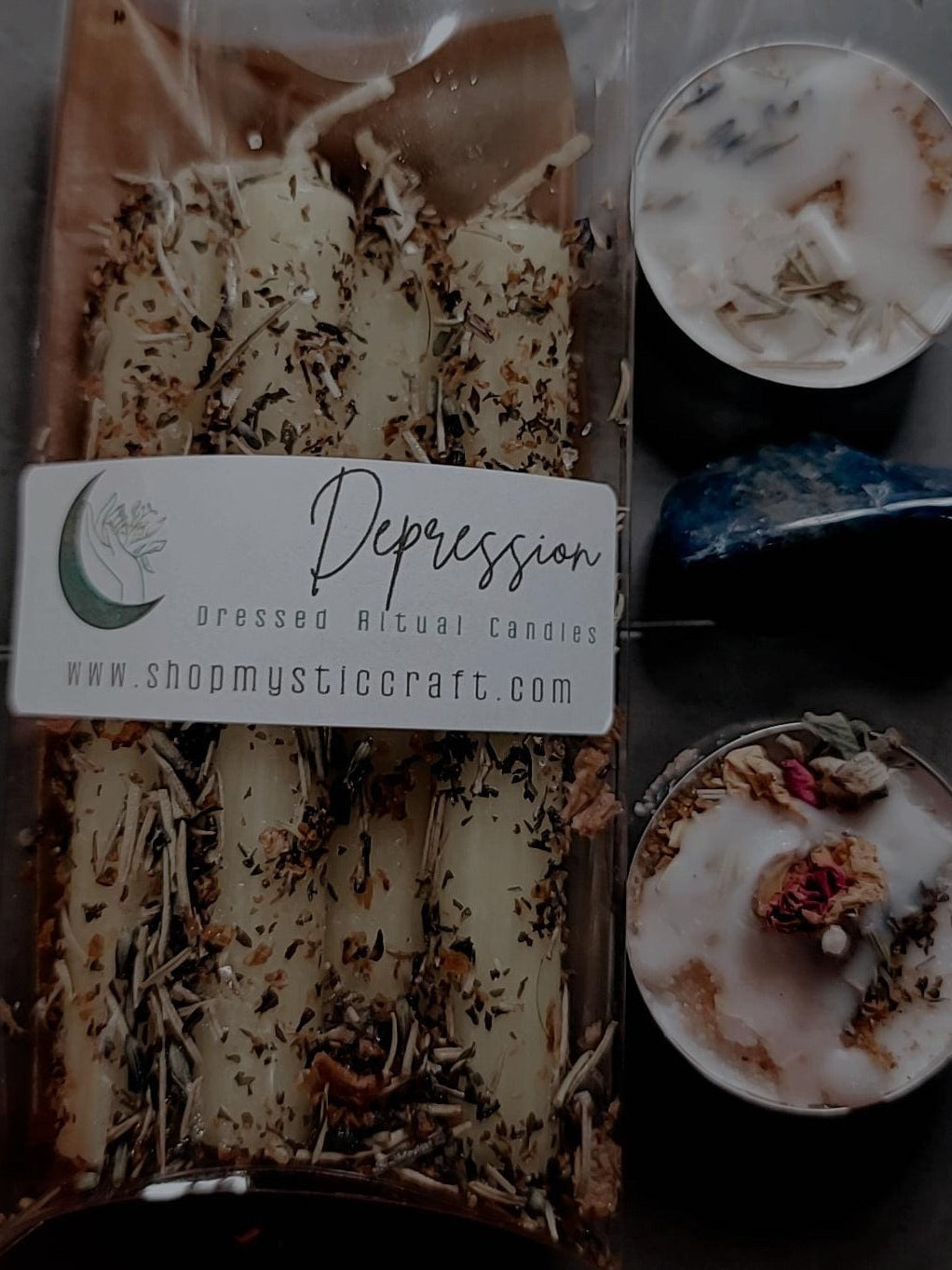 Anti Depression Dressed Ritual Candles