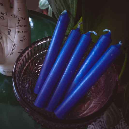 Dark Blue Chime Candles