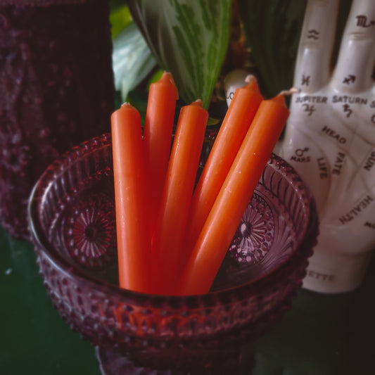 Orange Chime Candles