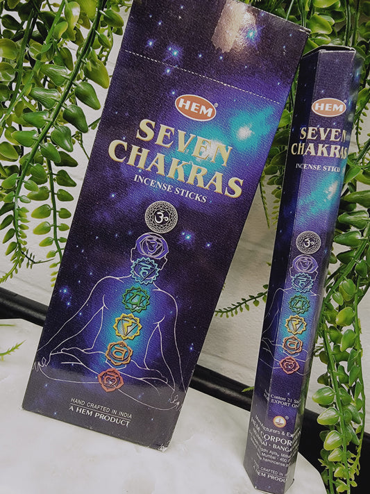 Seven Chakra Incense Sticks