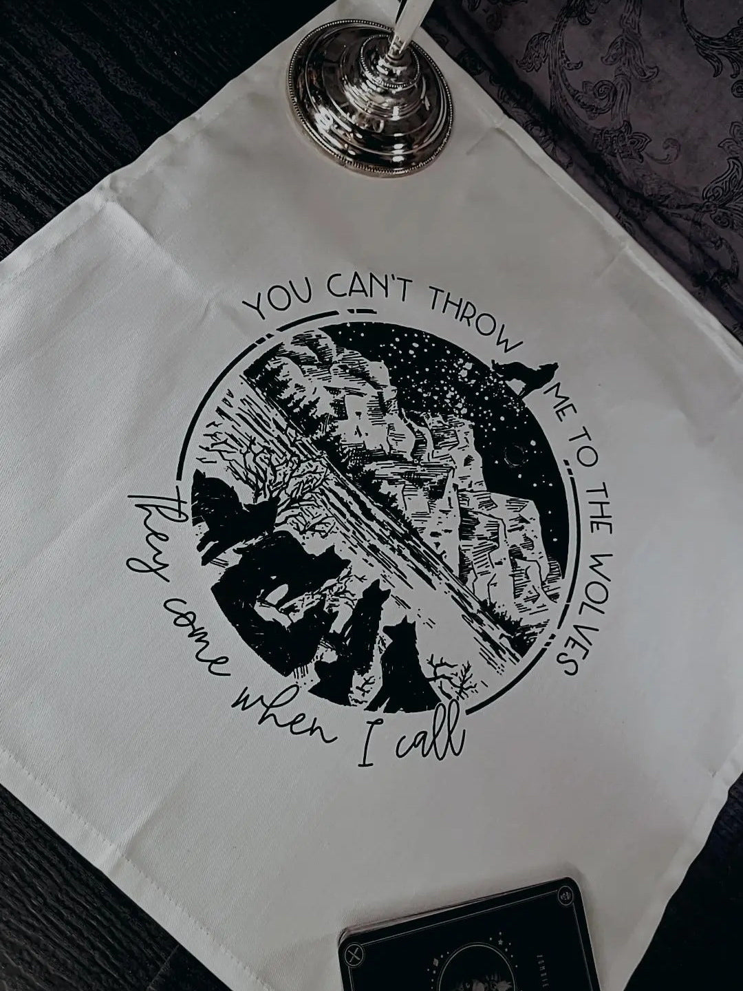 You Can't Throw Me To The Wolves Altar Cloth