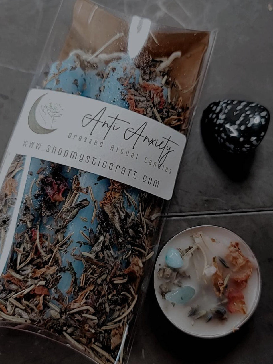 Anti Anxiety Dressed Ritual Candles – Mystic Craft